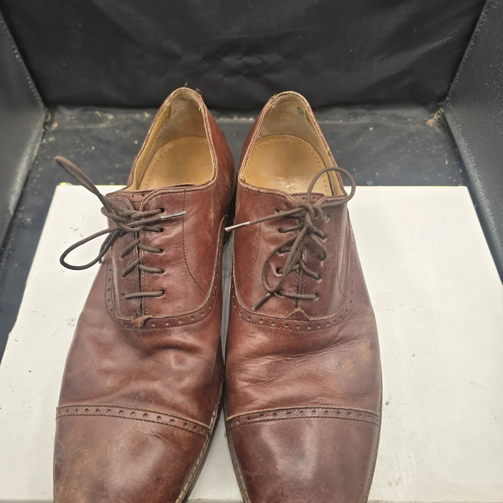 Cole Haan Dark Brown‎ Leather Oxfords